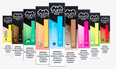 Puffbarhero - All Puff Bar Flavors, HD Png Download, Transparent PNG