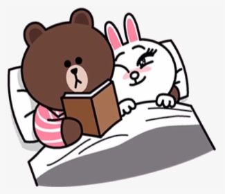 Transparent Line Sticker Png - Love Cony And Brown, Png Download, Transparent PNG