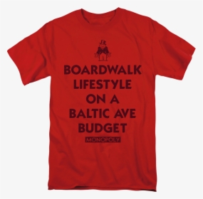 Red Boardwalk Lifestyle Monopoly T-shirt - Order Of The Peaky Blinders Shirt, HD Png Download, Transparent PNG