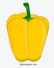 Capsicum Yellow Icon Image - Yellow Pepper, HD Png Download, Transparent PNG