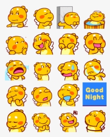 Qoobee Agapi Is One Of The Cutest Facebook Messenger - Cute Stickers In Messenger, HD Png Download, Transparent PNG