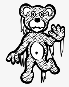 Teddy Bear,art,monochrome Photography - Frozen Bear Cartoon, HD Png Download, Transparent PNG