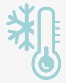 Black And White Cold Temperature Clipart, HD Png Download, Transparent PNG