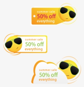 Sun Price Label Discount Tag Logo - Logo, HD Png Download, Transparent PNG