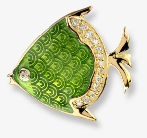 Nicole Barr Designs 18 Karat Gold Angel Fish Necklace - Gold Design Pendant Of Fish, HD Png Download, Transparent PNG