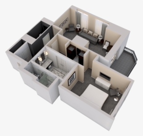 Deluxe One-bedroom Suite - Floor Plan, HD Png Download, Transparent PNG