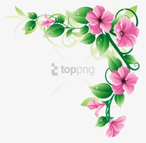 Free Png Flower Borders Png Image With Transparent - Flower Border Png, Png Download, Transparent PNG
