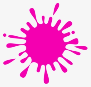 Pink Colour Splash Clipart - Pink Splash Vector Png, Transparent Png, Transparent PNG