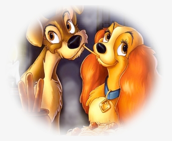 Lady And Tramp Couple Tube Illustration - Lady And The Tramp Spaghetti Vine, HD Png Download, Transparent PNG