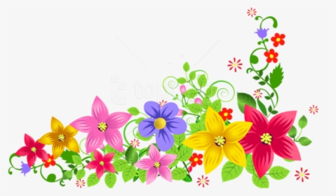 Free Png Download Transparent Floral Decoration Clipart - Flowers Png Images Hd, Png Download, Transparent PNG