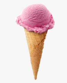 Ice Cream In A Cone, HD Png Download, Transparent PNG