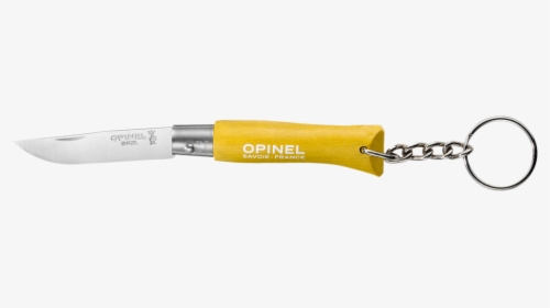 Pocket Knife Opinel No 4 S/s Keyring - Chain, HD Png Download, Transparent PNG