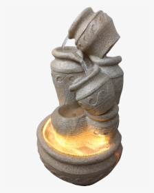 Small Matki Water Fountain For Home Decor (sand Drift) - Bronze Sculpture, HD Png Download, Transparent PNG