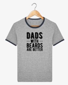 Stanley Contrasting Ringer T Shirt Holds Dad Beard - Finn Finn The Better Twin, HD Png Download, Transparent PNG
