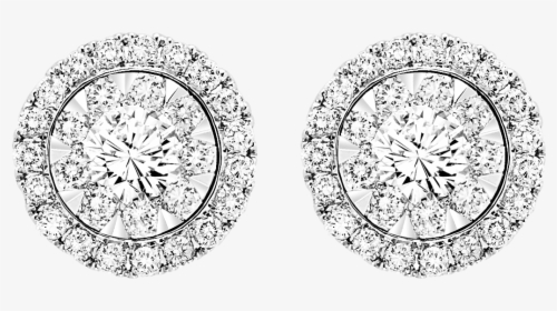 14k Diamond Earring 1/2ctw   Class - Precious Setting Diamond Earrings, HD Png Download, Transparent PNG