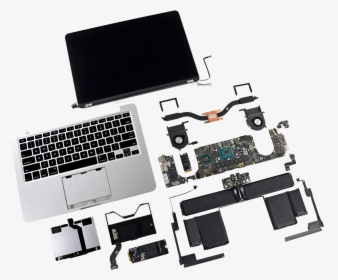 Macbook 2013 Teardown - Macbook Pro 15 2016 Battery, HD Png Download, Transparent PNG