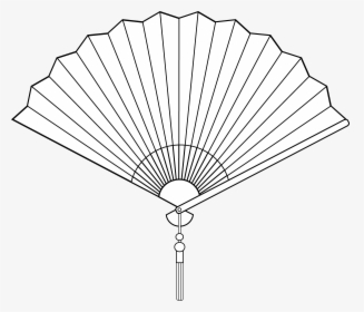 Fan Clipart Orange Chinese - Hand Fan, HD Png Download, Transparent PNG