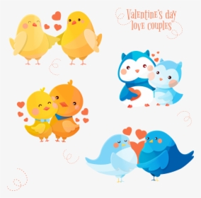 Valentine's Day Animal Couples, HD Png Download, Transparent PNG