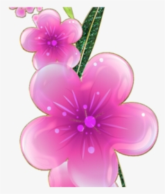 Transparent Pink Flowers Border Png - Portable Network Graphics, Png Download, Transparent PNG