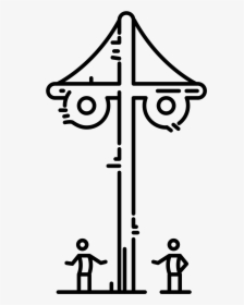 Wikipedia15 Sweden Maypole-01 - Wikimedia Foundation, HD Png Download, Transparent PNG