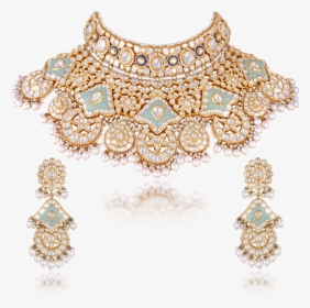 Mihrab Collection Polki Collection - Necklace, HD Png Download, Transparent PNG