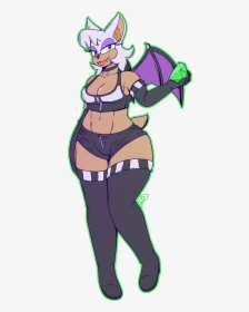 Rouge The Bat - Cartoon, HD Png Download, Transparent PNG