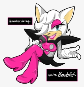 Remember, Darling You Re Oun Beautiful Sonic Lost World - Human Rouge The Bat, HD Png Download, Transparent PNG