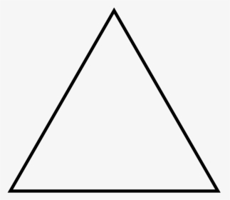 Black And White Triangle Png - Triangle Shape Png, Transparent Png, Transparent PNG