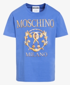 Moschino Blue T Shirt Mens, HD Png Download, Transparent PNG