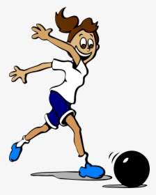 Cartoon Playing Football Girl, HD Png Download, Transparent PNG