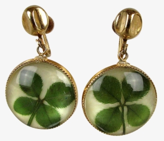 These Vintage Coro Earrings Carry A Lot Of Good Luck - Earrings, HD Png Download, Transparent PNG