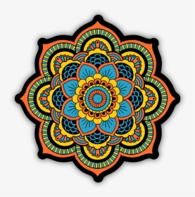 Sacred Geometry Mandala V4 Bumper Stickers - Sacred Geometry Mandala, HD Png Download, Transparent PNG