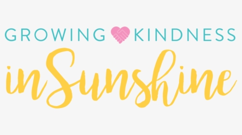 Growingkindness Insunshine Logo Multicolor - Calligraphy, HD Png Download, Transparent PNG