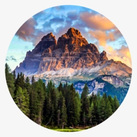 #freetoedit #mountain #trees #greentrees #mountains - Instagram, HD Png Download, Transparent PNG