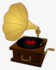 Record Player Clip Art - Old Record Player Clipart, HD Png Download, Transparent PNG