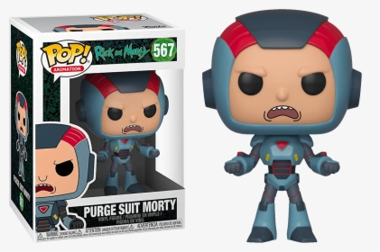 Rick And Morty Morty In Purge Suit Pop Vinyl Figure - Purge Suit Morty Funko, HD Png Download, Transparent PNG