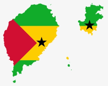 Sao Tome And Principe Flag Map Clip Arts - Sao Tome And Principe Flag Map, HD Png Download, Transparent PNG