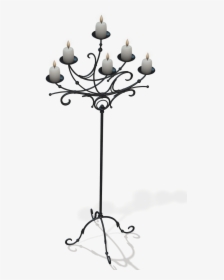 Candles On Stand Png, Transparent Png, Transparent PNG