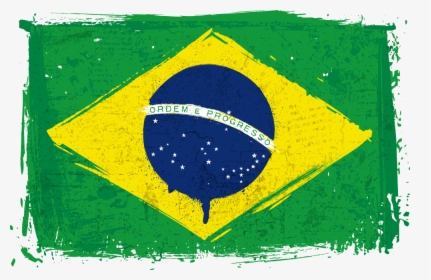 Brazil Of Flag Vector National Png Download Free Clipart - Brazil Flag Png File, Transparent Png, Transparent PNG