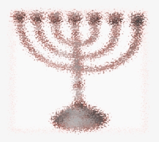 Candle Holder,judaism,menorah - Cross-stitch, HD Png Download, Transparent PNG
