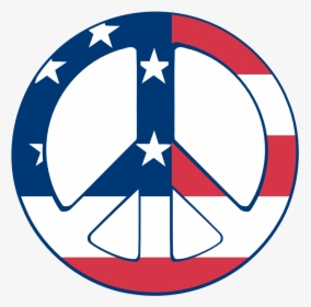 Us Flag Peace Sign 2 Drapeau Bandiera Bandeira Flagga - American Flag Cornhole Bags, HD Png Download, Transparent PNG