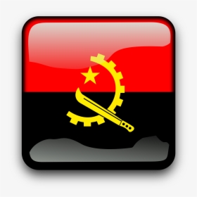 Ao Clip Arts - Bandeira De Angola Significado, HD Png Download, Transparent PNG