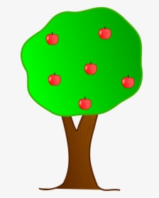 Apples On A Tree Cartoon, HD Png Download, Transparent PNG
