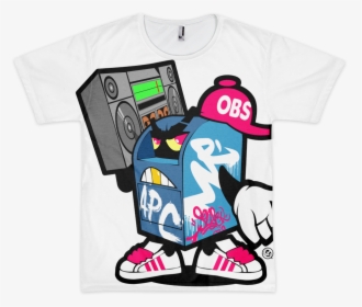 Image Of Mail Boom Box Tee - Cartoon, HD Png Download, Transparent PNG