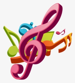 Musical Note Color Illustration - Cartoon Music Notes Png, Transparent Png, Transparent PNG