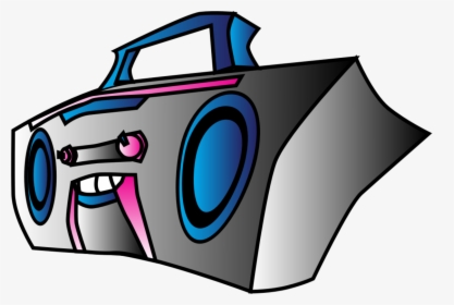 Boom Box Png - Cartoon Boombox, Transparent Png, Transparent PNG