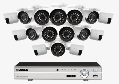 16 Camera Security System Wireless, HD Png Download, Transparent PNG