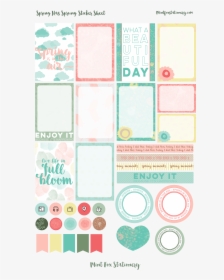 Spring Happy Planner Printable Stickers - Eye Shadow, HD Png Download, Transparent PNG