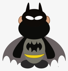 Comic Monkey Clip Arts - Monkey Batman, HD Png Download, Transparent PNG