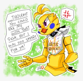 I May Not Like Wet Floors By Ifuntimeroxanne - Fnaf Rockstar Chica Fanart, HD Png Download, Transparent PNG